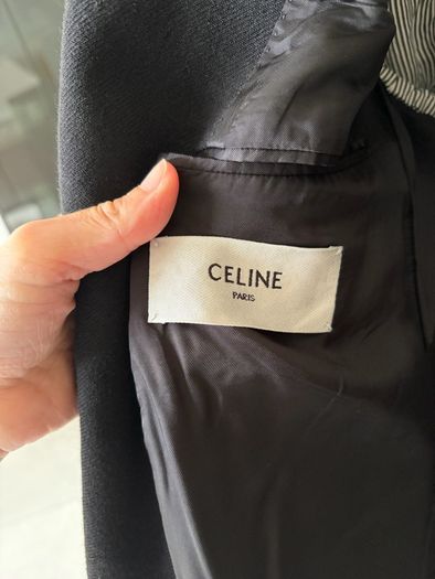 Celine classic jacket in diagonal wool
