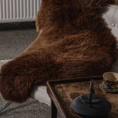 Brown Sheepskin Rug