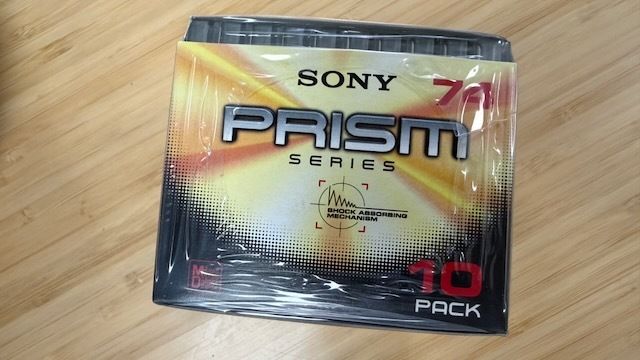 Sealed Pack of 10 New Sony Prism 74 minidiscs