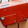 Charity box with chain,discontinued ,see pictures for condition used ,, Image 9