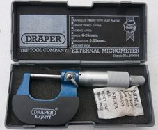 Draper Expert External Micrometer 0-25mm - Stock No. 50604