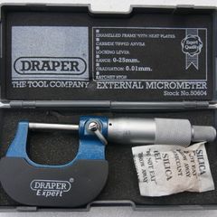 Draper Expert External Micrometer 0-25mm - Stock No. 50604