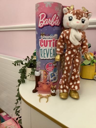Deer Barbie Cutie Reveal Doll