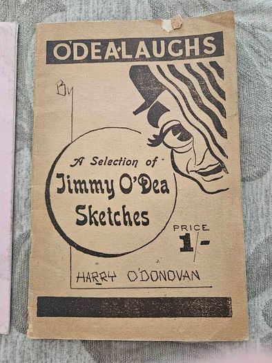 O'Dea Laughs. A Selection Of Jimmy O' Dea Sketches. Plus The Pawn Shop By Paddy Kenny.both.  First Edition Paperback In Fair Condition   See Photos For Same.
