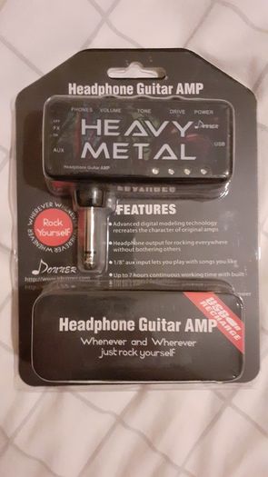 Donner Heavy Metal headphone amp - Free postage