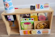 Melissa &amp; Doug Sandwich Counter and Ice Cream Counter Wooden Toys