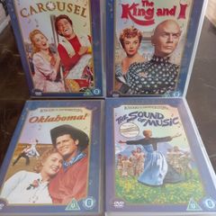 Rodgers & Hammerstein 4 Dvd Bundle Collection Lot Classic Musicals