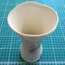 Irish Parian Donegal China Embossed Rose Patterned Vase Image 3