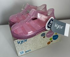 Girl sandals Igor star glitter pink Size 22