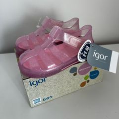 Girl sandals Igor star glitter pink Size 22