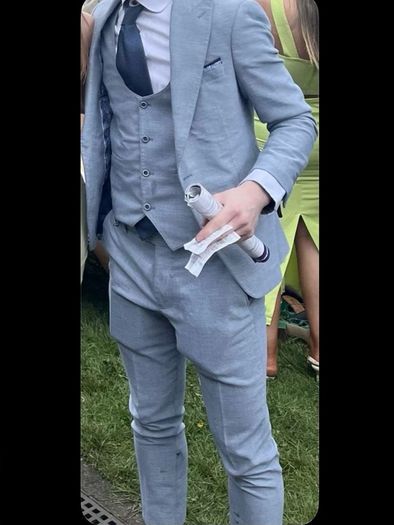 Light Blue Debs Suit