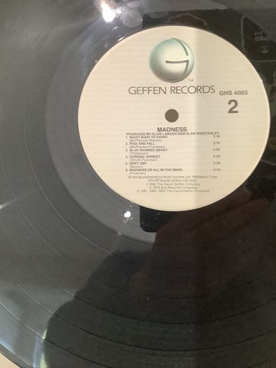 madness Lp vinyl