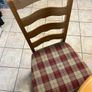 Pine Dining Table and Six Chairs. Solid. Heavy. Image 6