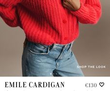 sezane emile cardigan M