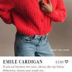 sezane emile cardigan M