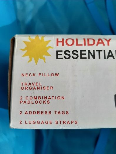 new travel essentials in box