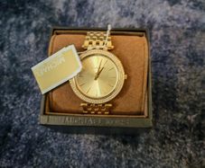 New Michael kors darci gold watch