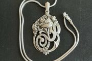 silver necklace