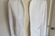 Mango smart white jacket size 8