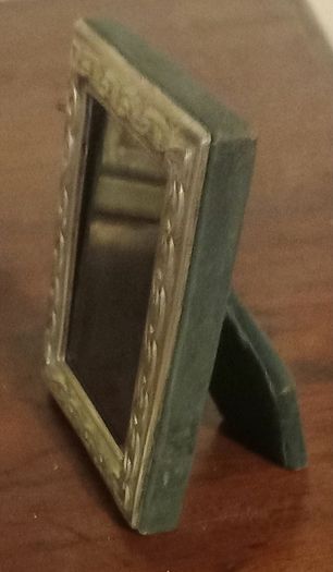 Two sterling silver picture frames.
