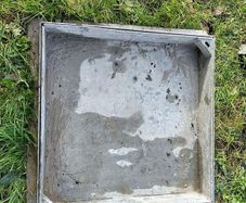 Manhole covers- recess type- high quality- heavy gauge- New- Two available