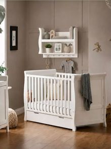 O' Baby Stamford Sleigh cotbed