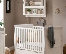 O' Baby Stamford Sleigh cotbed