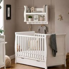 O' Baby Stamford Sleigh cotbed