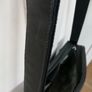 David William Black Leather Computer Bag Image 4