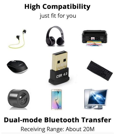 Wireless 4.0 Mini bluetooth Adapter bluetooth dangle  Laptop PC