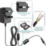 CCTV Camera Power Supply, 12V 2A with 1-to-4 Way Power Splitter Cord, 100-240V AC to DC 12Volt Adapter Compatible with 12V 2A/1.5A/1A Security Cameras Image 6
