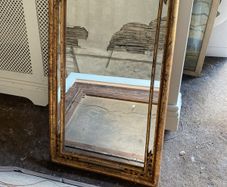 vintage gold mirror