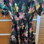 Matching Black Floral Dresses Image 4