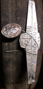 Pre War rare Art Deco Vauxhall 12 badges