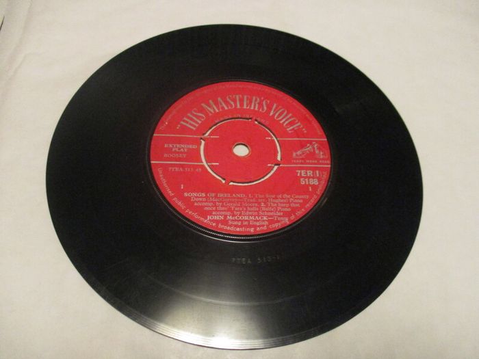 John Mccormack Songs Of Ireland Ep Irish Pressing 45