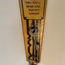 Vintage Mid Century Key Shaped Wooden Wall Mounted Key Holder 1950s Image 7