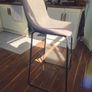 Bar stools set of 3 beige Image 5