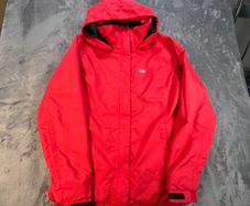 Helly Hansen Helly-Tech Womens Jacket Hooded Red Waterproof Coat size S