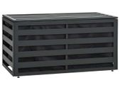 Garden Storage Box Aluminium 100x50x50 cm Anthracite