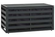 Garden Storage Box Aluminium 100x50x50 cm Anthracite