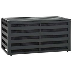 Garden Storage Box Aluminium 100x50x50 cm Anthracite