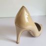 CEFALU Ladies Patent Cream Leather High Heel Rita Shoes Small Size EU32 UK13 New For Ladies With Small Feet CAN POST Image 10