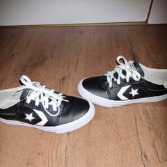 Converse  Breakpoint Black/White Leather Ox Unisex Sneakers size 2UK