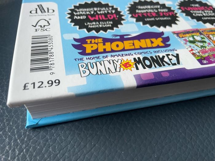 Bunny vs Monkey the Great Big Glitch hardback brand new kids book