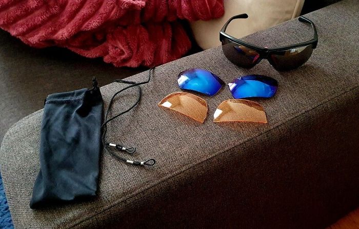 Sports Sunglasses Set with Interchangeable Lenses