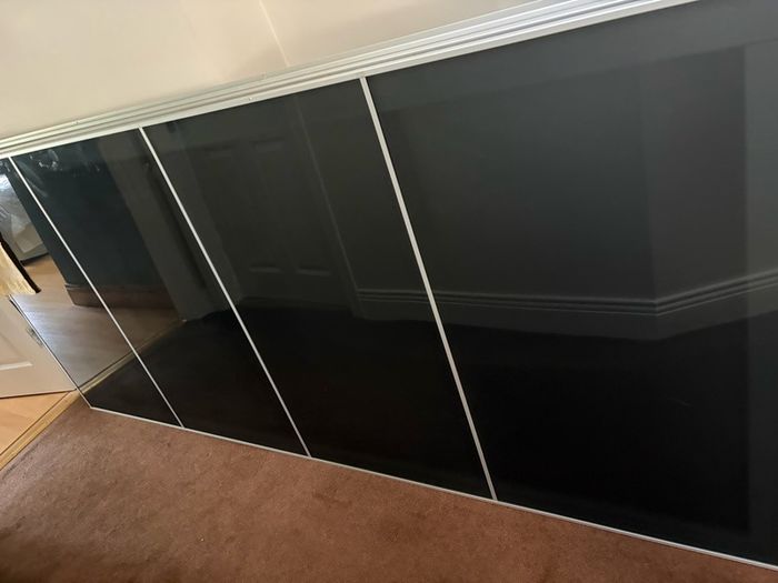 Glass sliding wardrobe Doors