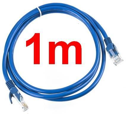 New 1m Ethernet RJ45 Cable Gold Plated Good Quality CAT 5e LAN Network #139