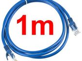New 1m Ethernet RJ45 Cable Gold Plated Good Quality CAT 5e LAN Network #139