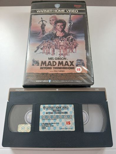 Mad Max Beyond Thunderdome VHS Tape.
