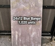blue bangor slates